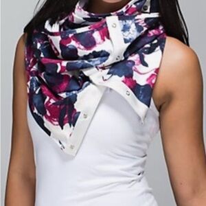 lululemon Vinyasa Convertible Watercolor Floral Scarf